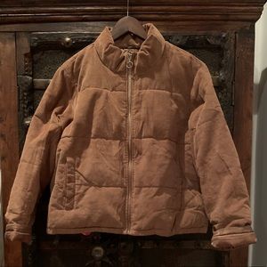 corduroy puffer jacket